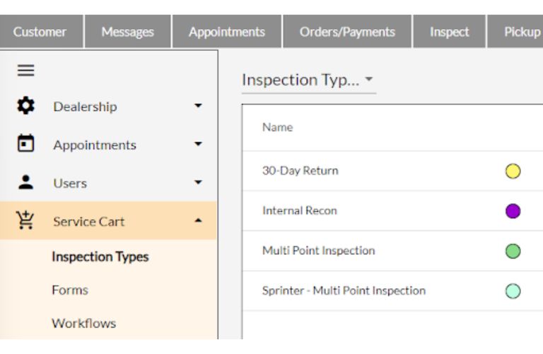 Multi-Inspection Types & Workflows
