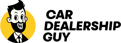 Car Dealership Guy horizontal logo