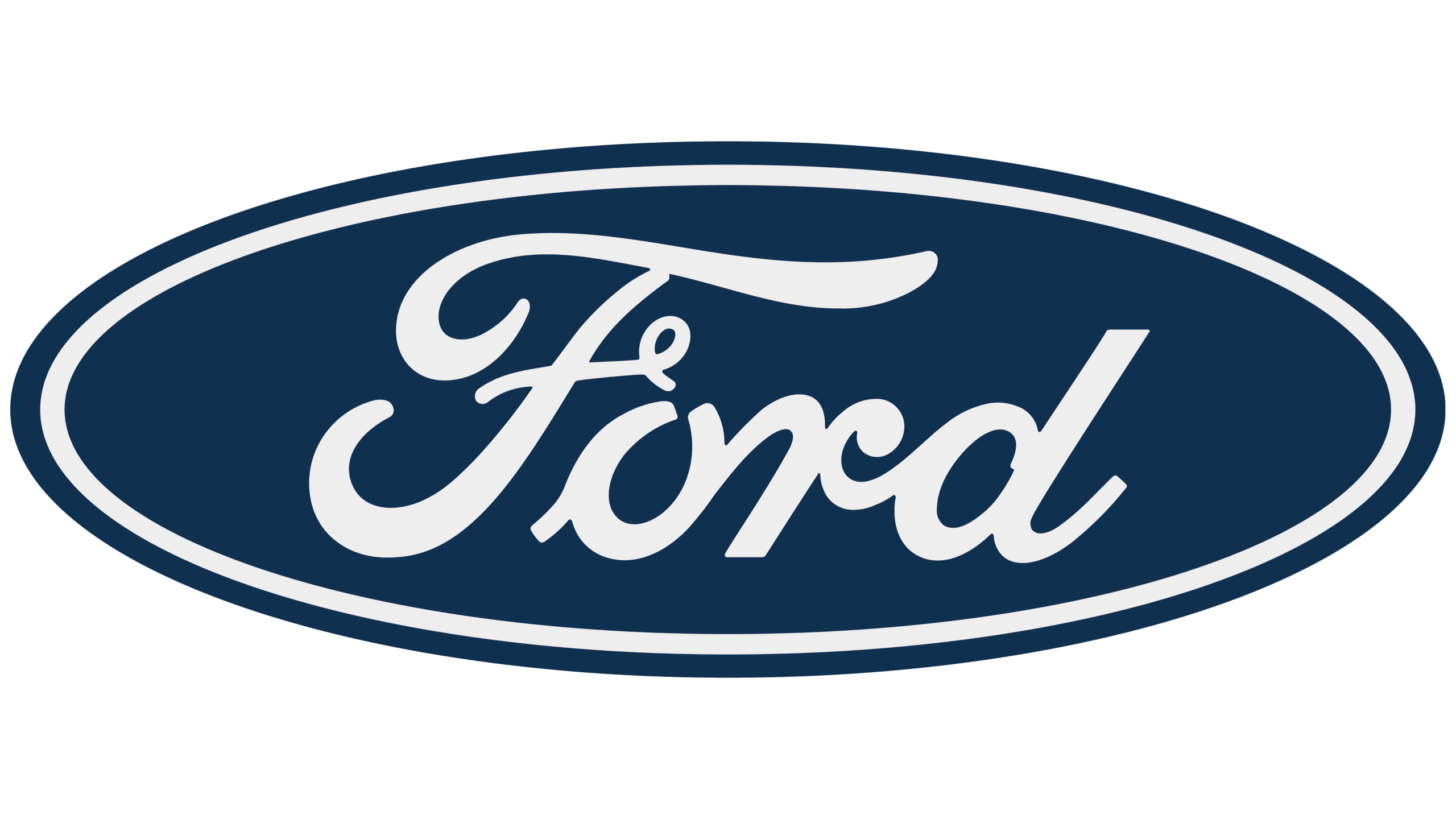 Ford car company blue oval logo